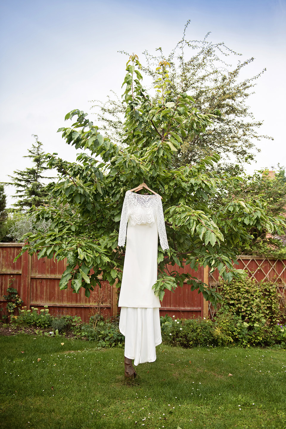 wedding dress in a tree, wedding dress, wedding dress idea