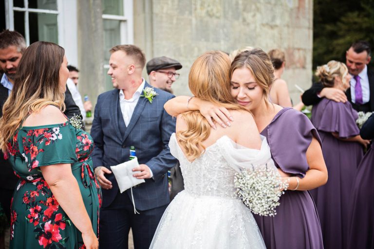 Natural emotional photo taken at a wedding.