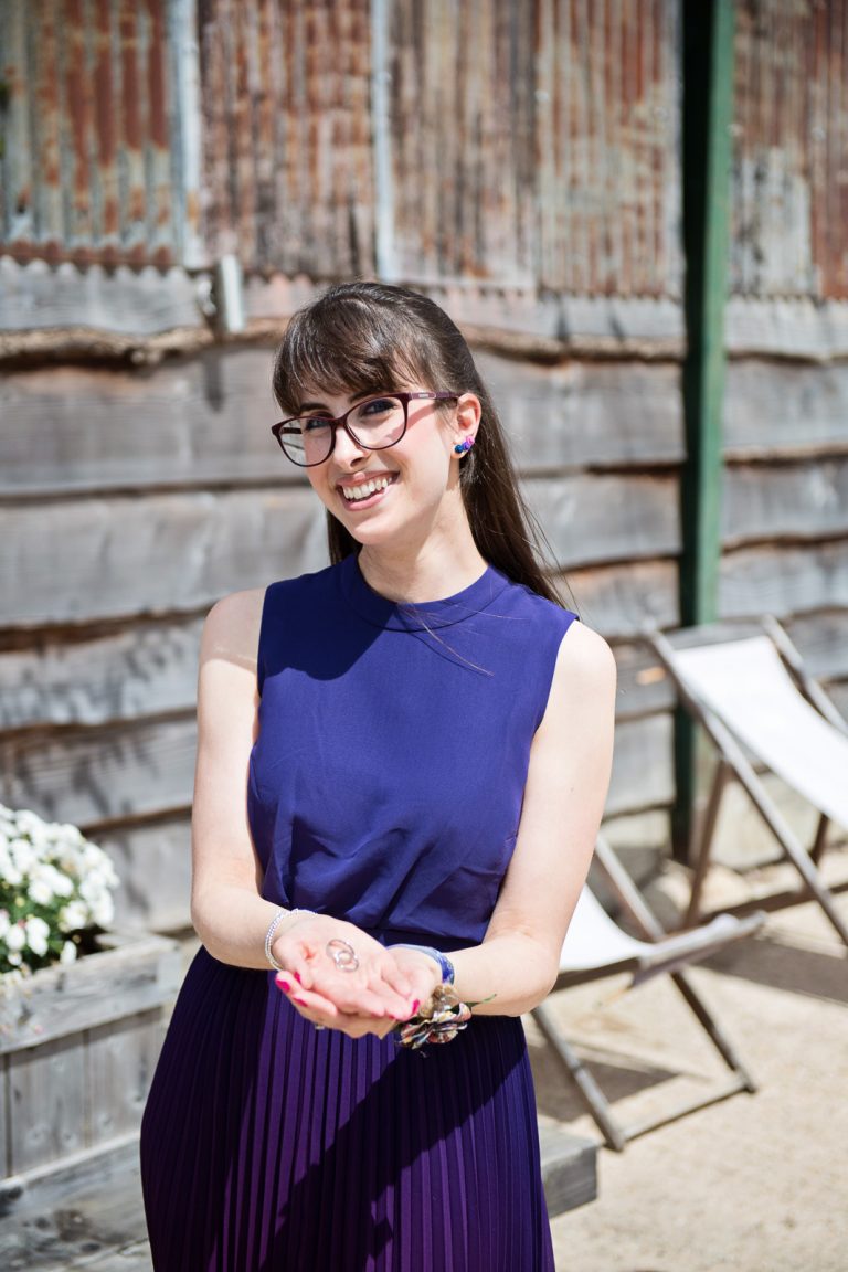 Best woman with the wedding rings.