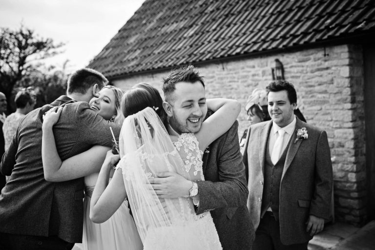 Unscripted Kingscote Barn wedding photographs