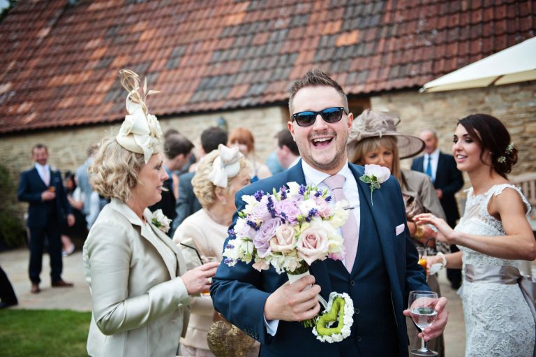 Relaxed countryside wedding at Kingscote Barn