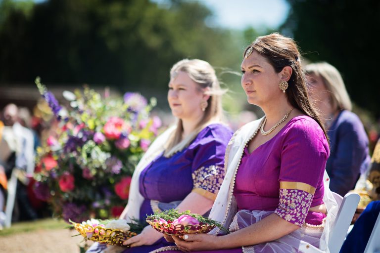 Bridesmaids at North Mymms Park, candidly photographed by Blooming Photography.