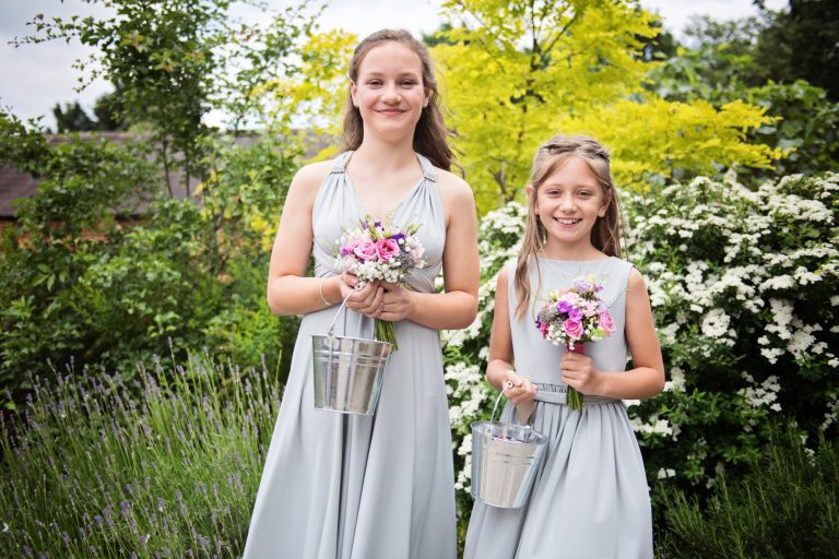 Two flowergirls.