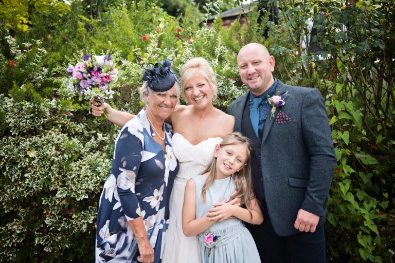 Informal family photo.