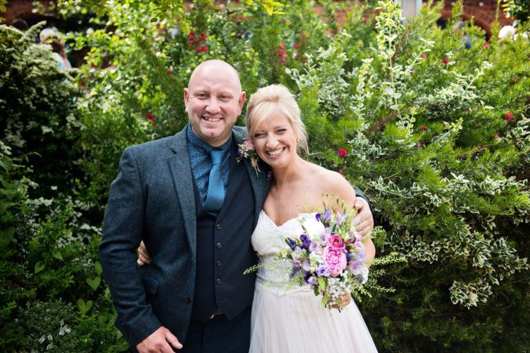 Bride and her brother.