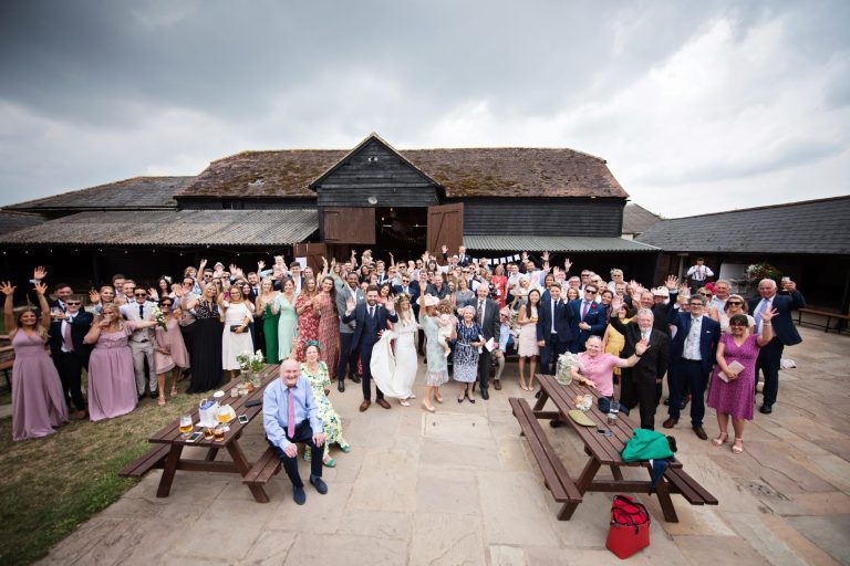 Big everyone photograph at Overbarn Gloucester.