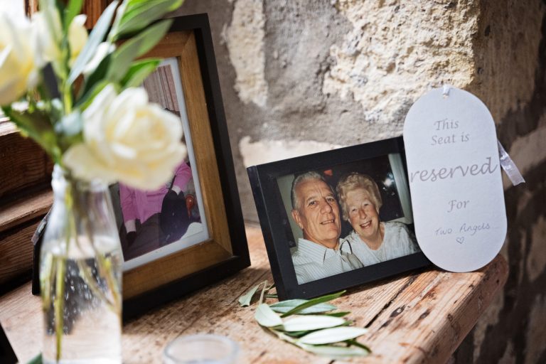 In memory photos of grandparents