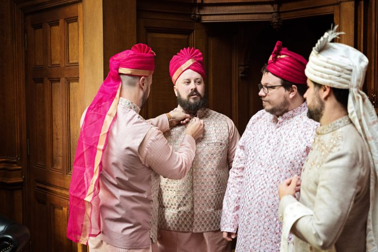 Hindu wedding Manor By The Lake, photograph by Gloucestershire wedding photographer Blooming Photography
