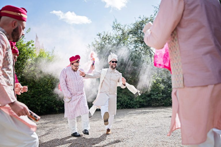Baraat at Manor By The Lake photo by Blooming Photography