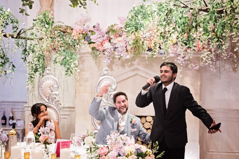 Best man's speech at Manor By The Lake by Blooming Photography