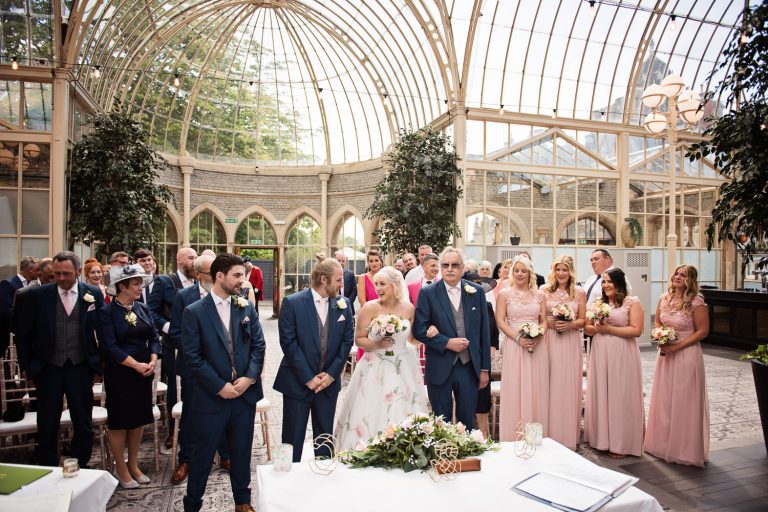 Wedding ceremony taking place.