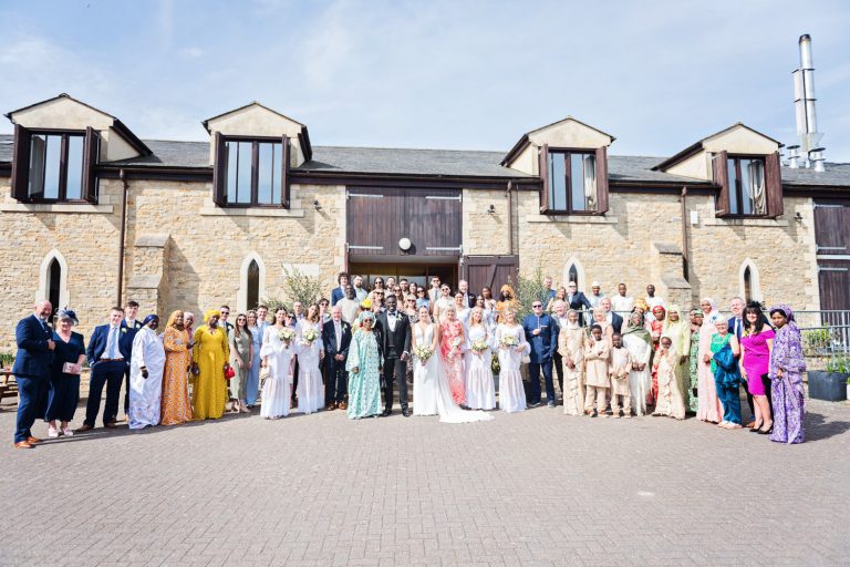 Everyone group photograph at Worton Hall.