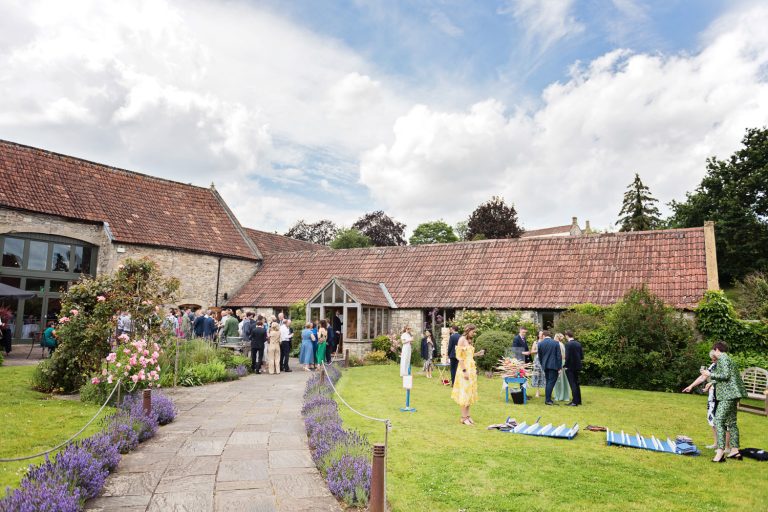 Outdoor grounds at Priston Mill.
