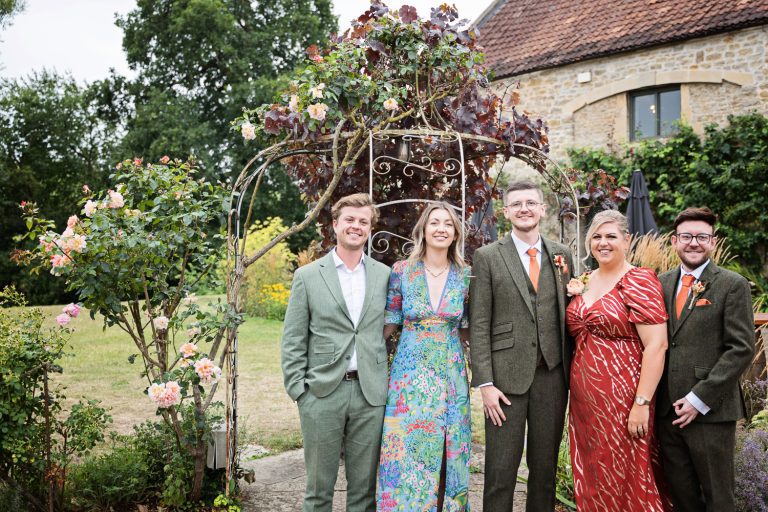 Team bride at Priston Mill.