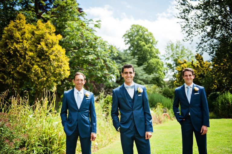 Groomsmen at The Slaughters Country Inn