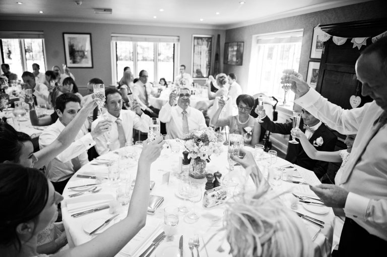 End of speeches at The Slaughters Country Inn