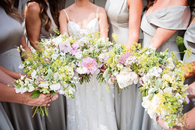 Wedding bouquets.
