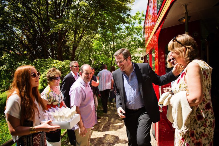Candid wedding moments at Painswick Rococo Garden
