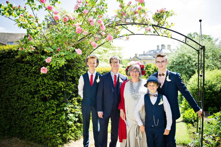 Candid wedding moments at Painswick Rococo Garden