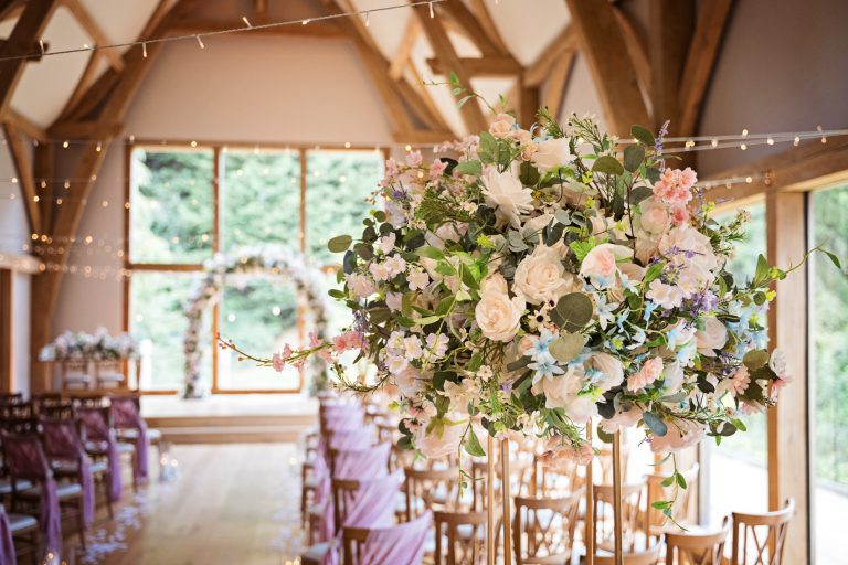 Floral bouquet at The Mill Barns